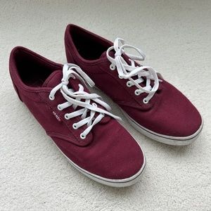 Maroon Vans